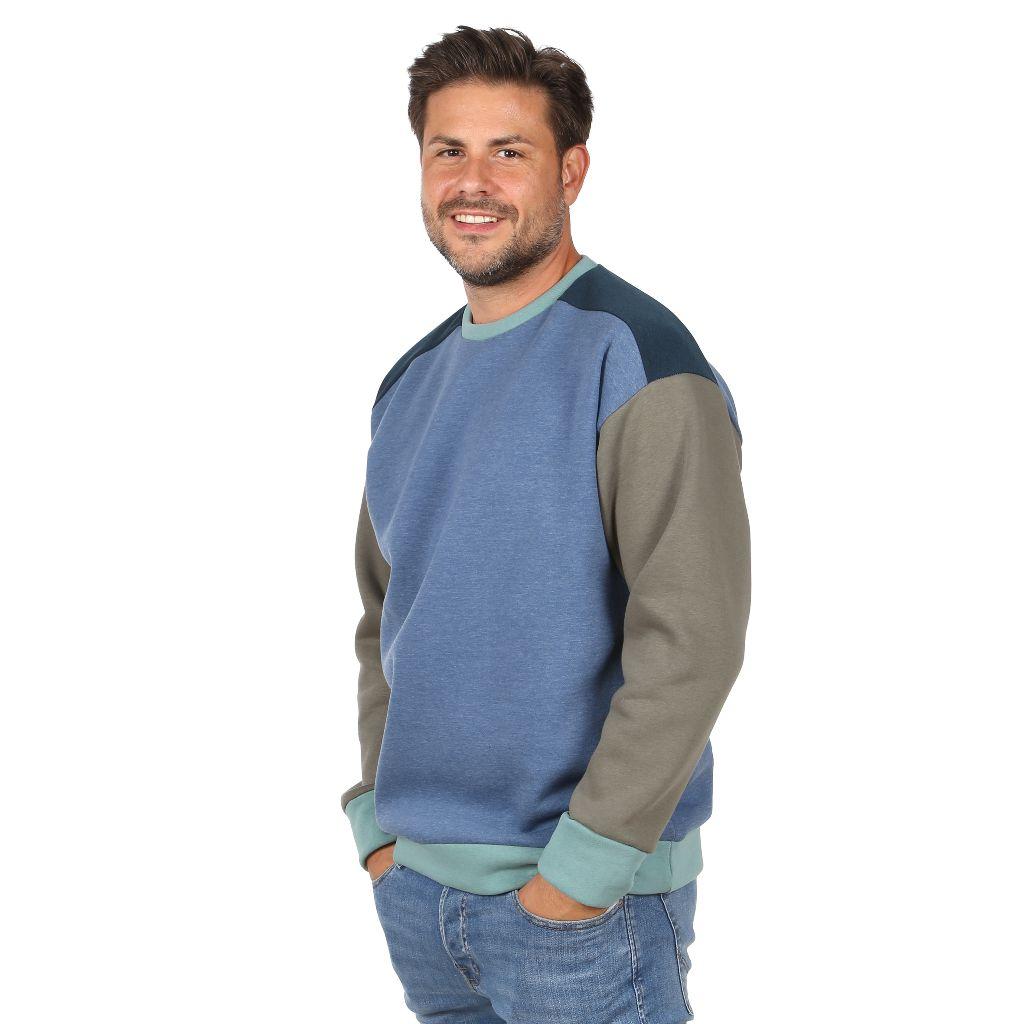 Papierschnittmuster Männer Mix Sweater Herr Deniz XS-XXL
